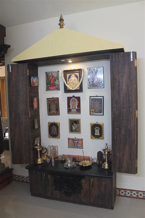 South Indian Small Pooja Room Designs For Indian Homes Draw Heat