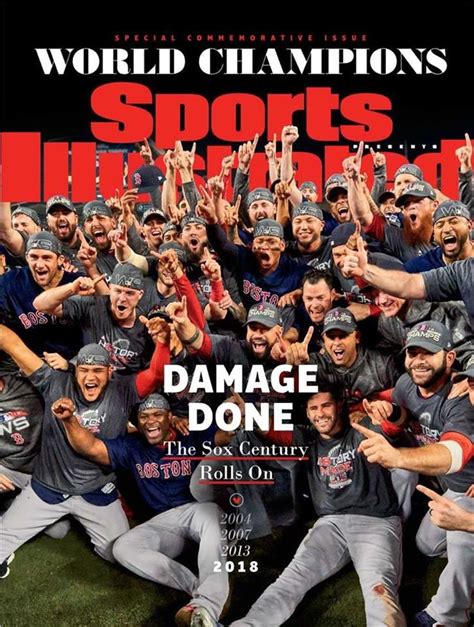 Sports Illustrated Commemorative 2018 Boston Red Sox Sports Illustrated Issues