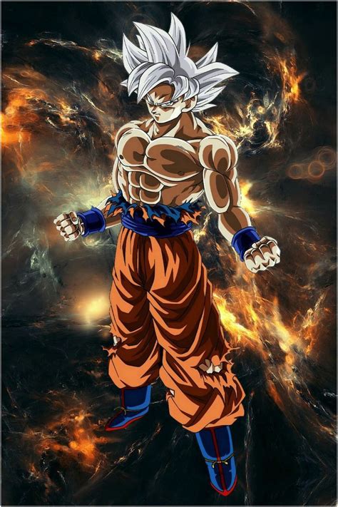 Goku Mastered Ultra Instinct Db Dragon Ball Super Goku Anime Dragon