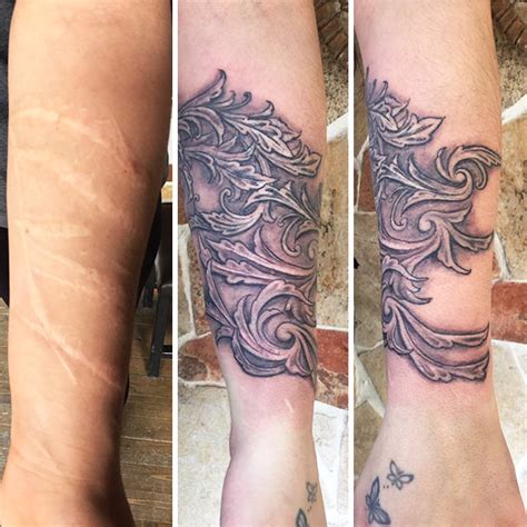 10 Amazing Scar Cover Up Tattoos Demilked
