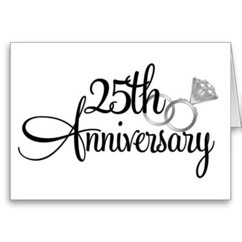 Celebrate Your Love With 25th Wedding Anniversary Cliparts