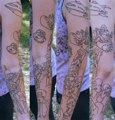 Pin By Sabrina Carlsen On Futrama Love Futurama Tattoo Tattoos Futurama