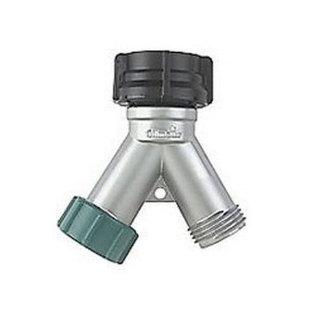 Gilmour 08y Zinc Hose Y Connector With Cap