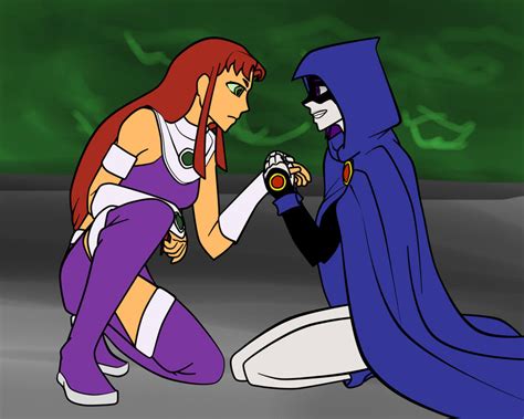 Switched Raven And Starfire By Kasanra On Deviantart