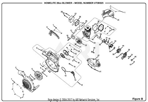 Homelite Ut Cc Blower Parts Diagram For Figure B