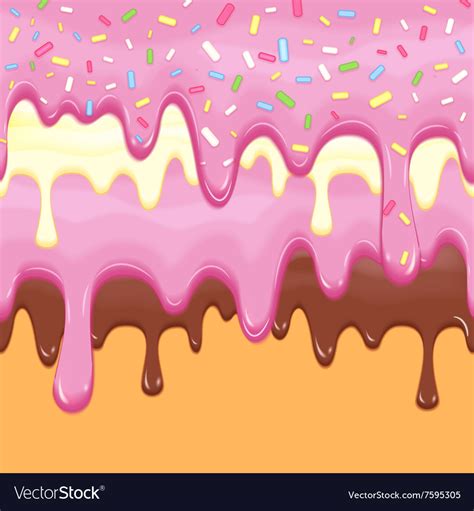 Donut Drip Wallpaper ~ Sweet Donut Glaze With Sprinkles Background Goawall