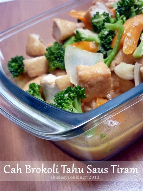 Tambahkan garam, lada bubuk, saus tiram, dan kecap manis secukupnya. Resep Cah Brokoli Tahu Saus Tiram