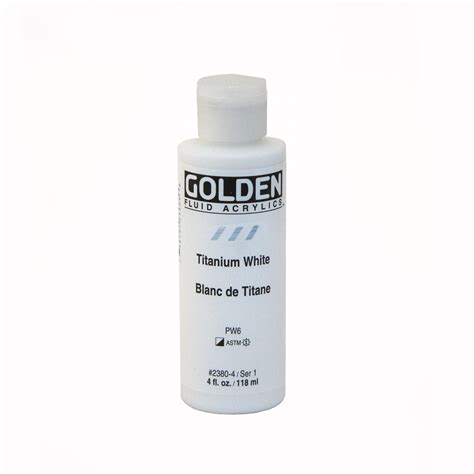 Golden Fluid Acrylic Titanium White London Art Shop Buy Art