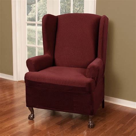 324 results for stretch wing chair covers. Maytex Reeves Stretch Wing Chair Furniture Cover Slipcover ...