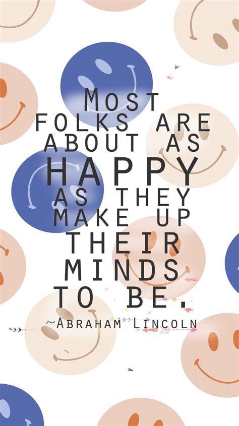 Abraham Lincoln Happiness Quote Free Stock Photo Public Domain Pictures