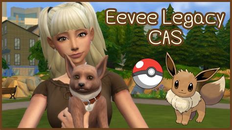 Eevee Legacy Challenge Cas The Sims 4 Youtube
