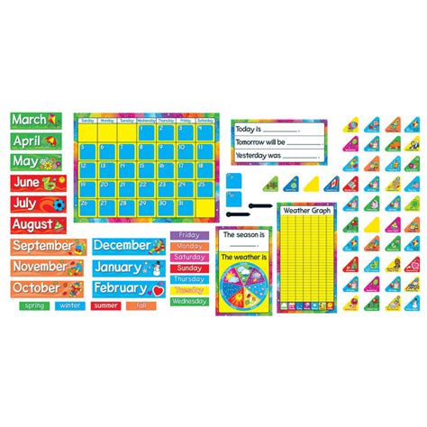 Bulletin Board Set Year Around Calendar T8096 — Trend Enterprises Inc