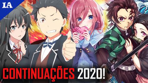 The shounen genre of anime tends to focus primarily on action. 35 CONTINUAÇÕES ANUNCIADAS PARA 2020! - YouTube