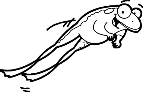 Cool Jump Frog Coloring Page Frog Coloring Pages Coloring Pages