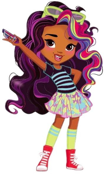 There are even dolls that are still loved by children even though the models are old. Check out this transparent Sunny Day character Rox PNG image