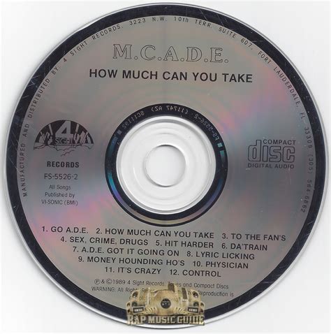 For adults, the recommended daily amount for vitamin c is 65 to 90 milligrams ( mg) a day, and the upper limit is 2,000 mg a day. M.C. A.D.E. - How Much Can You Take: CD | Rap Music Guide