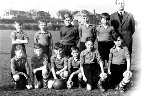 Boys Football Team Ca1950 Bottesford Living History