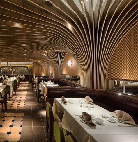 Modern Restaurant Architecture Pak Loh At Times Square Founterior