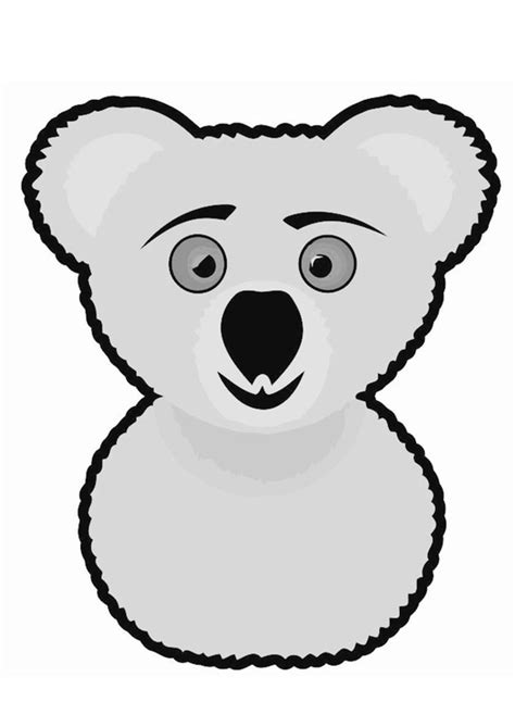 Kleurplaat koala. Gratis kleurplaten om te printen afb 19476.