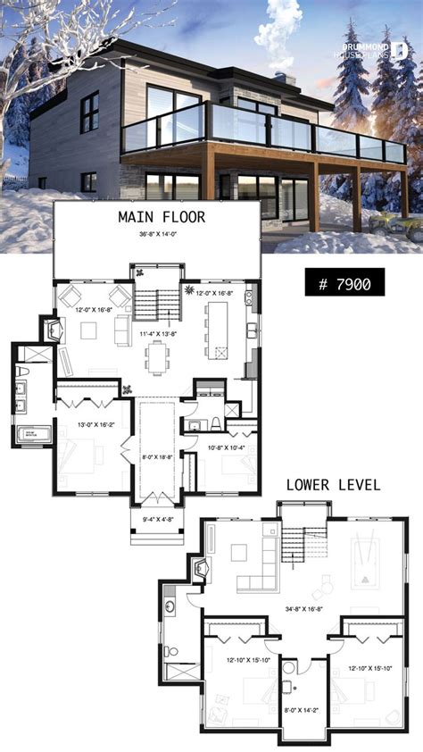 Buy and sell lake houses on lakehouse.com. House Plans With Finished Walkout Basement in 2020 ...