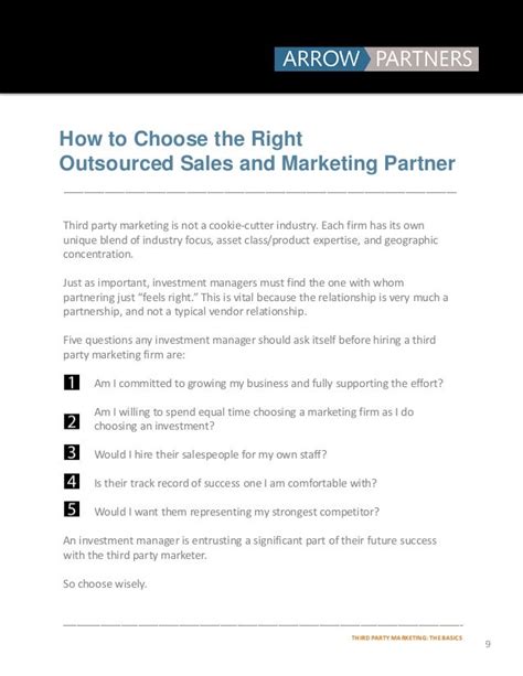 Guide To Third Party Marketing The Basics