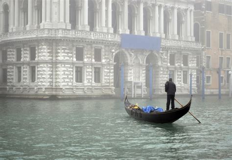 Wallpaper Blue Venice Wallpaper Italy Mist Black Water Fog