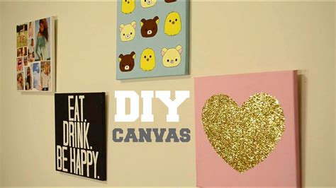 Resources related to diy canvas painting ideas. DIY Wall Decor: Custom Canvas - YouTube