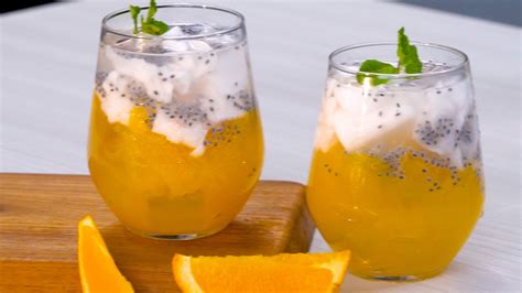 Siapkan bowl besar, kemudian campur semua bahan fla, aduk rata dan sesuaikan rasa. Resep Es Kelapa Muda Jelly Jeruk - Masak Apa Hari Ini?