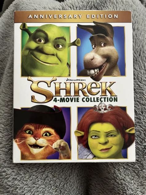 Shrek 4 Movie Collection Blu Ray Anniversary Edition Dreamworks