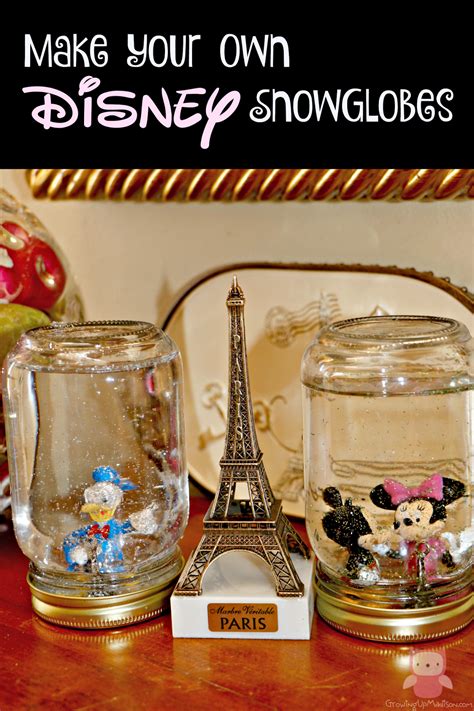 Diy Disney Snow Globes Easy Crafts For Kids Annmarie John Llc A