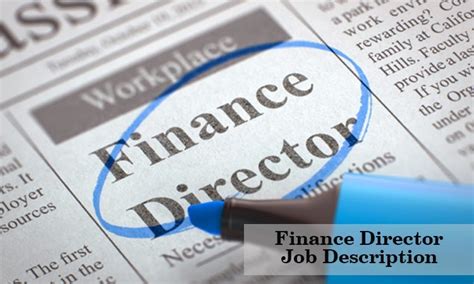 Get similar jobs sent to your email. Finance Director Job: Purpose, Skills And Duties