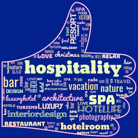 Hotel And Hospitality Icons Stock Vector Illustration Of Drawing