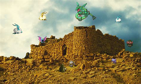 Pokemon gold desktop background animation album on imgur. Pokemon Sprite GIF - Sky Pillar by Loupii on DeviantArt