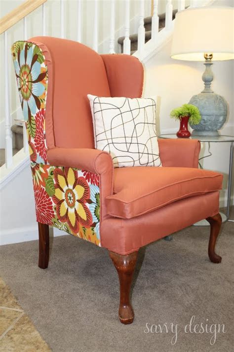 When we got to the seat part of the for example, in places that we reupholstered right over the original fabric, there was several layers of fabric to staple through. * Remodelaholic *: Wingback Chair Reupholstering Tutorial