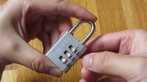 Look for the indicator mark for opening the safe. The Combination Lock Incident | Life, the Obstacle Course