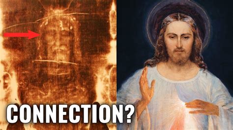 The Connection Between The Shroud Of Turin And The Image Of Divine Mercy Ask A Marian Youtube