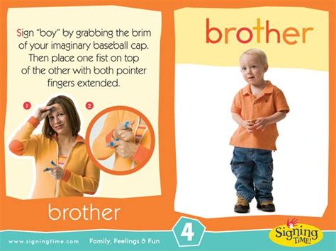Sign Of The Week Brother Signing Time Sign Language Sign