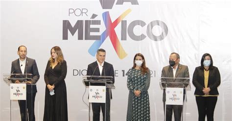 La Alianza Va Por México Pan Pri Y Prd Participará En Las Elecciones 2022 En 4 Estados
