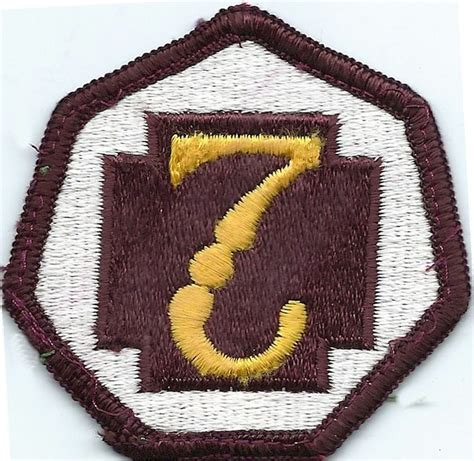7th Medical Command Us Shoulder Sleeve Insignia Insignia Shoulder