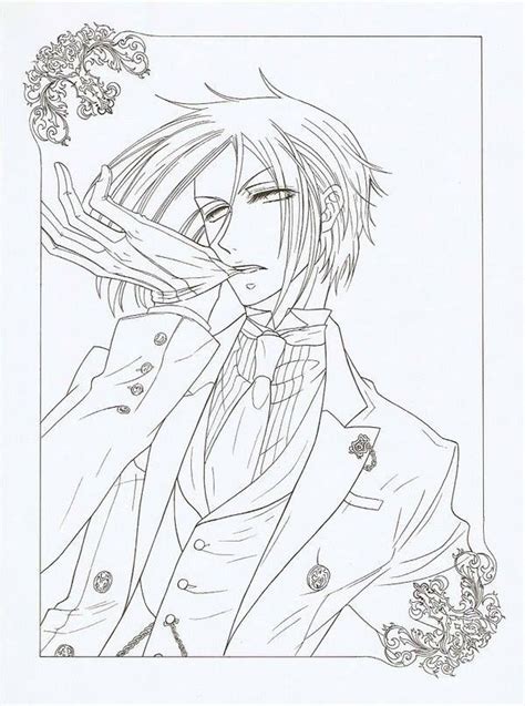 Black Butler Coloring Pages To Download And Print For Free