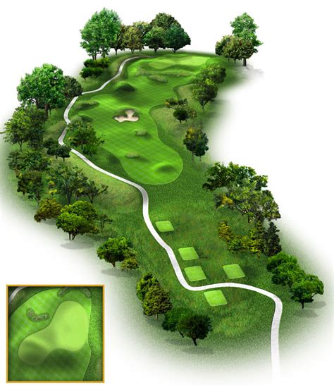 Golf Course Hole Graphics On Behance