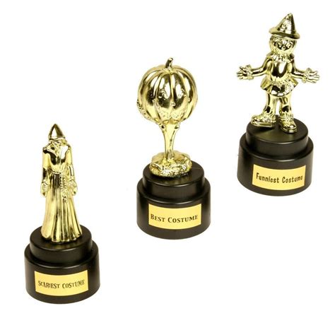 Halloween Trophy Awards 3 Count Halloween Trophies Halloween Party