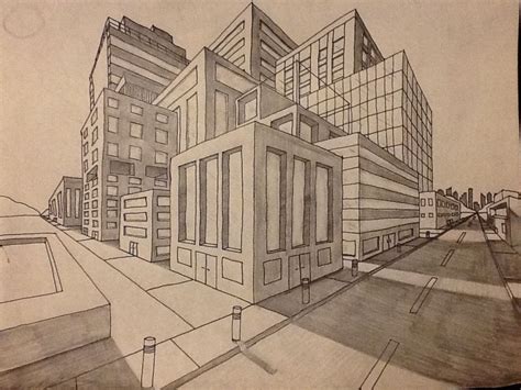 Image Result For Drawing Buildings In Perspective Pdf Perspective