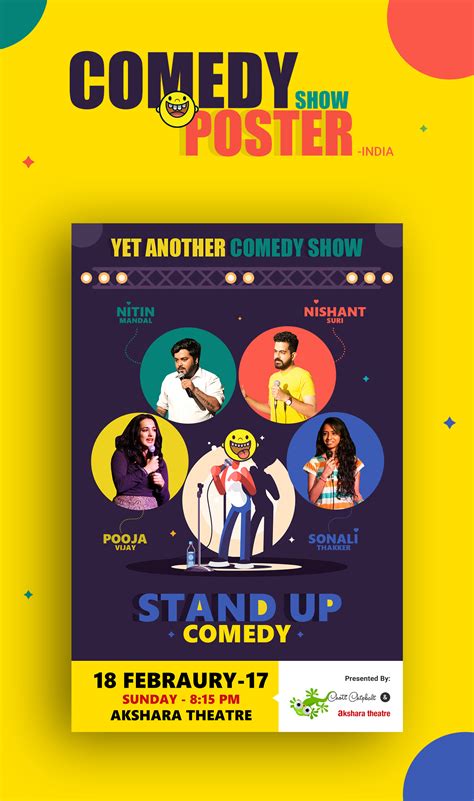 Comedy Show Poster Design India On Behance