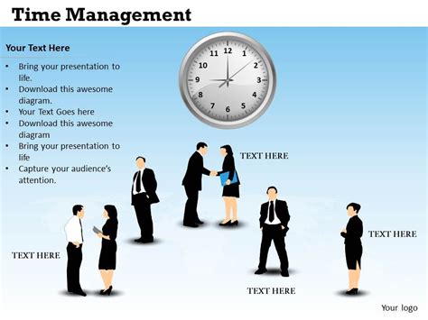 Managing time at work can be a challenge. Time Management Powerpoint Template Slide | Templates ...