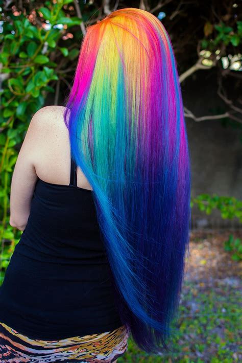 Rainbow Hair And Multi Colored Hair Manic Panic Dye Hard