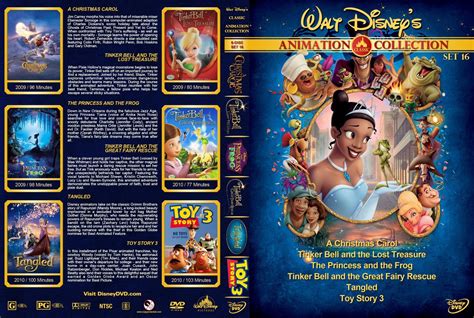 Walt Disneys Classic Animation Collection Set 16 Dvd Covers And Labels