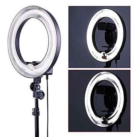 neewer 14 inches undimmable fluorescent ring light kit 400w 5500k ring light 75 inches light