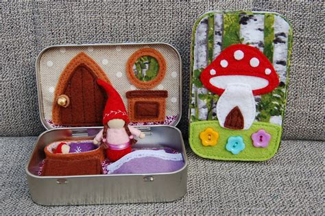 Pdf Pattern And Tutorial Little Gnome In Altoid Tin Box Etsy Canada