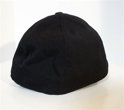 Nike Hat Golf Mens Flex Fit Black Wwhite Embroidered Design Ebay